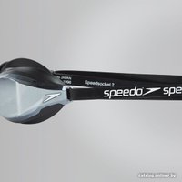 Очки для плавания Speedo Fastskin Speedsocket 2 Mirror 3515 (черный)