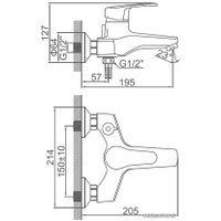 Смеситель Ledeme L3232