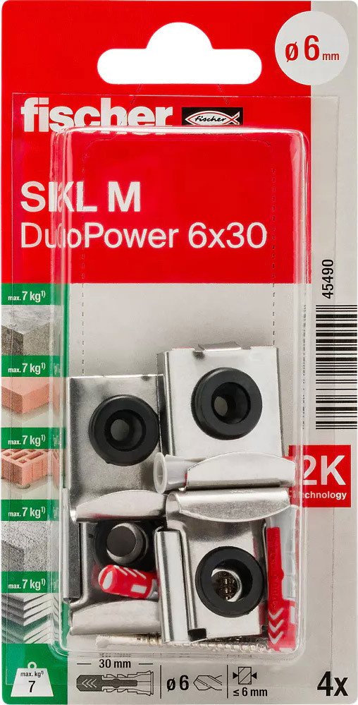 

Дюбель-гвоздь Fischer SKL M K NV 45490 (4 шт)