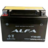 Мотоциклетный аккумулятор ALFA YTX9-BS (9 А·ч)