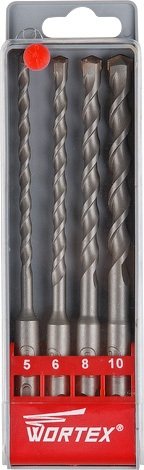 Набор буров Wortex WHDS5010C10427 (4 предмета)