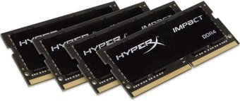 Оперативная память HyperX Impact 4x8GB DDR4 SODIMM PC4-19200 HX424S15IB2K4/32
