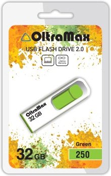 USB Flash OltraMax 250 32GB (зеленый) [OM-32GB-250-Green]