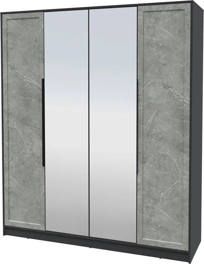 

Шкаф распашной Интерлиния Концепт Тренд КТ-Ш4(з) (антрацит/керамика)