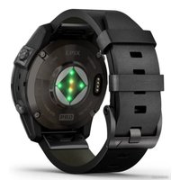 Умные часы Garmin Epix Pro Gen 2 Sapphire 47 мм (карбоново-серый титан/черный, с кожаным и силиконовым ремешками)