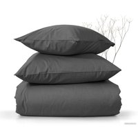 Евро комплект постельного белья Нордтекс Verossa Graphite VRSD 2515 70136 Д12 23