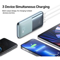 Внешний аккумулятор Baseus Bipow Pro Digital Display Fast Charge 10000mAh (бирюзовый)