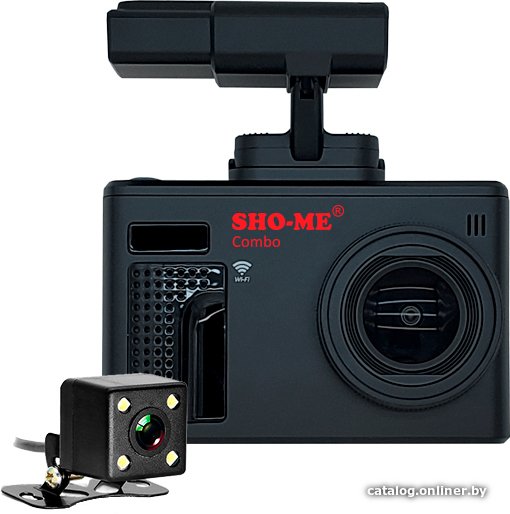 Видеорегистратор-радар детектор-GPS информатор (3в1) Sho-Me Combo Note WiFi DUO