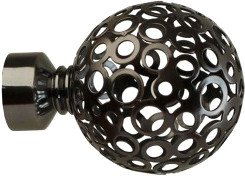

Наконечник для карниза Lm Decor YF095 Ажур 16мм (антрацит)