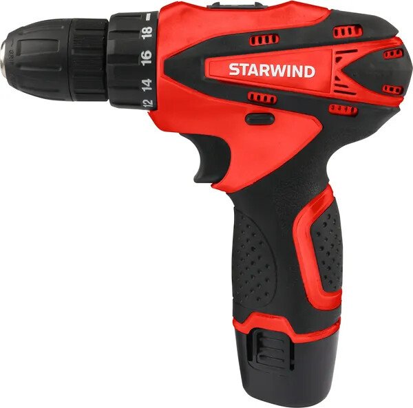 

Дрель-шуруповерт StarWind CDT12-1.5/1S0 (с 1-им АКБ)