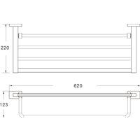 Полка для полотенца Shevanik SG5608C