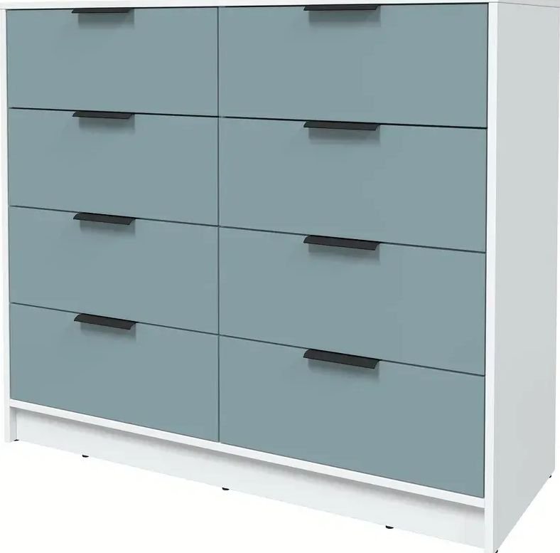 

Комод Интерлиния Концепт КТ-К117 Глосс ( белый платинум/океан)