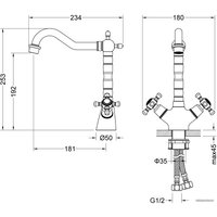 Смеситель Timo Nelson 0143/03F (черный)