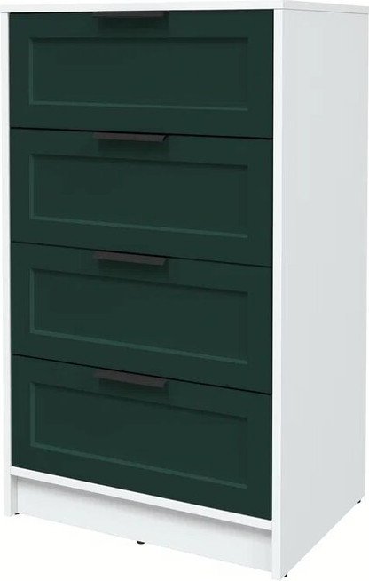 

Комод Интерлиния Концепт Тренд КТ-К60 (белый платинум/изумруд)