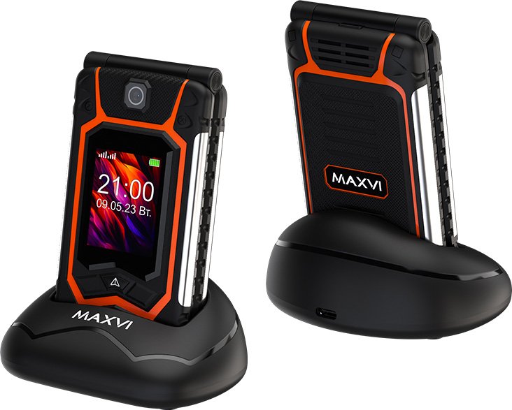 

Телефон Maxvi E10ds (оранжевый)