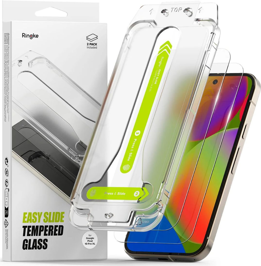 

Защитное стекло Ringke Easy Slide 2шт для Pixel 10 Pro Xl / 9 Pro Xl