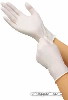 Нитровиниловые перчатки Wally Plastic XS (100 шт, белый)
