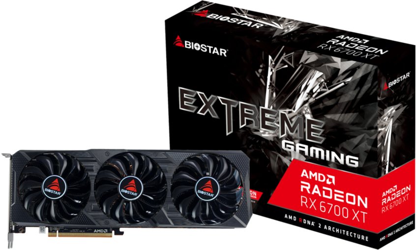 

Видеокарта BIOSTAR Radeon RX 6700 XT OC VA67S6TML9