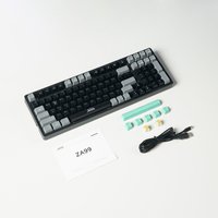 Клавиатура JEGG ZA99 Black Grey Green (TNT Yellow)