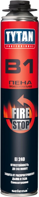 

Монтажная пена Tytan Professional Professional В1 огнестойкая (750 мл)