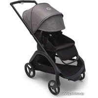 Коляска прогулочная «книга» Bugaboo Dragonfly (black/grey melange/grey melange)