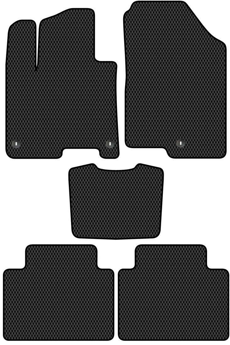 

Комплект ковриков для авто Alicosta Kia Sportage V (suv) 2021 - Н.В. (черный, ромб)