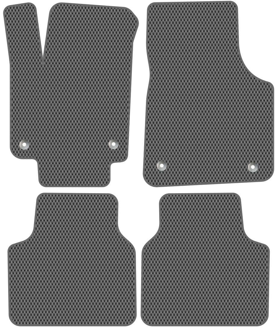 

Комплект ковриков для авто Alicosta Volkswagen Teramont (suv 7 мест / CA1) 2016 - Н.В. (серый, ромб)