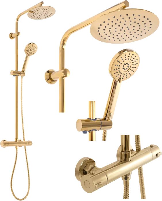 

Душевая система Rea Bliss Gold REA-P8806