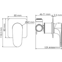 Смеситель Wasserkraft Neckar 2151
