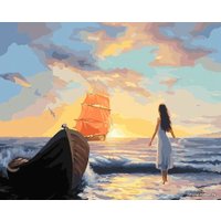 Картина по номерам Белоснежка Алые паруса 093-AB