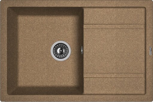 

Кухонная мойка Florentina Липси 760 (коричневый)