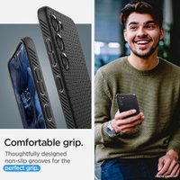Чехол для телефона Spigen Liquid Air для Galaxy S23 ACS05712 (черный)