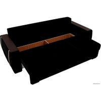 Диван Лига диванов Брион 101763 (черный/бежевый)