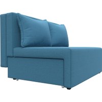 Диван Лига диванов Лагуна 125934 (рогожка амур голубой)