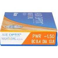 Контактные линзы Alcon Air Optix Night & Day Aqua -0.75 дптр 8.6 мм