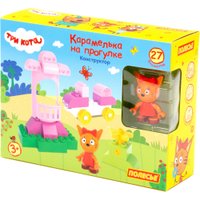 Конструктор Полесье Три кота. Карамелька на прогулке 77179