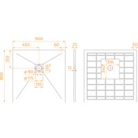 Душевой поддон RGW Stone Tray-G 14152099-02-11