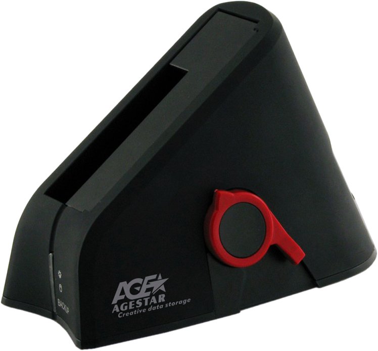 

Бокс для накопителей 2.5" и 3.5" AgeStar 3UBT Black
