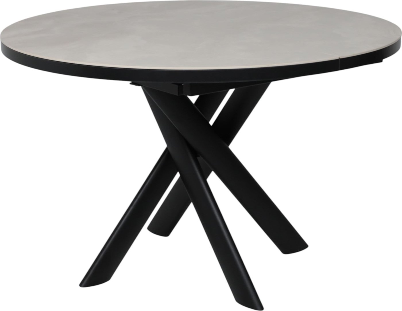 

Кухонный стол Мамадома Ronaldo-120 раздвижной 120-160 (onyx premium cer/черный)