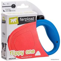 Поводок-рулетка Ferplast Flippy One Cord M 75093025 (синий)