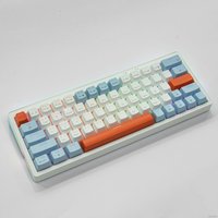 Клавиатура Cyberlynx ZA63 Pro White Blue Orange (TNT Yellow)