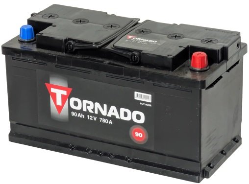 

Автомобильный аккумулятор Tornado 6CT-90NR R+ (90 А·ч)