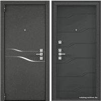 Металлическая дверь Torex Супер Омега MP-1 205x96 (серый/серый, правый)