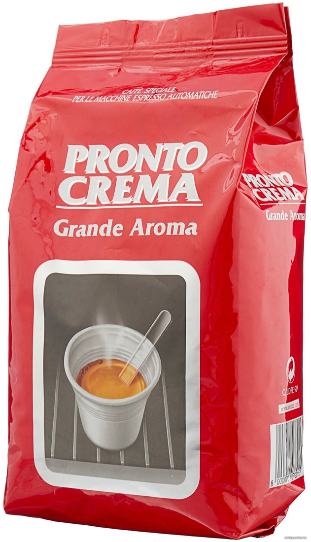 Кофе Lavazza Pronto Crema в зернах 1000 г