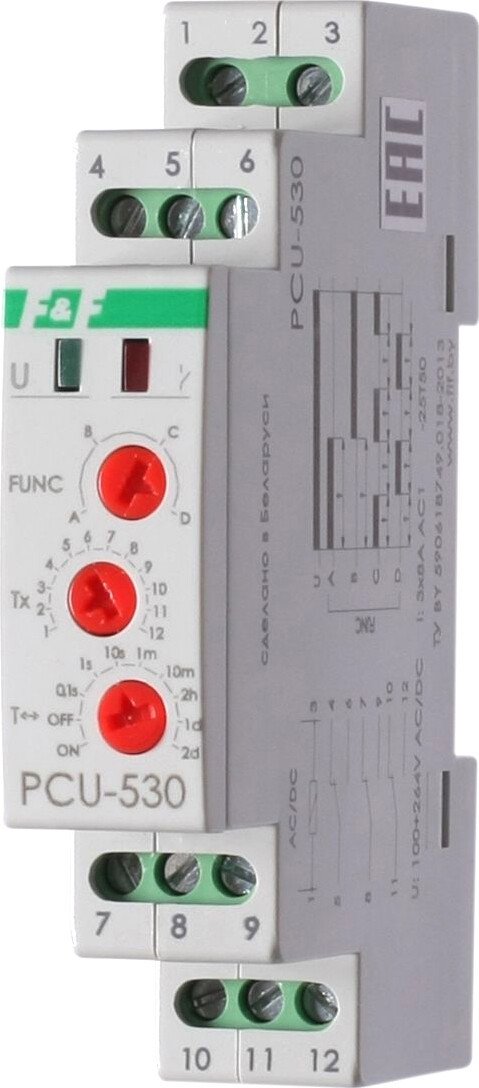

Реле времени Евроавтоматика F&F PCU-530 EA02.001.025