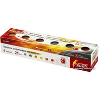 Акриловые краски Остров Сокровищ Металлик 191691 (6 цветов)