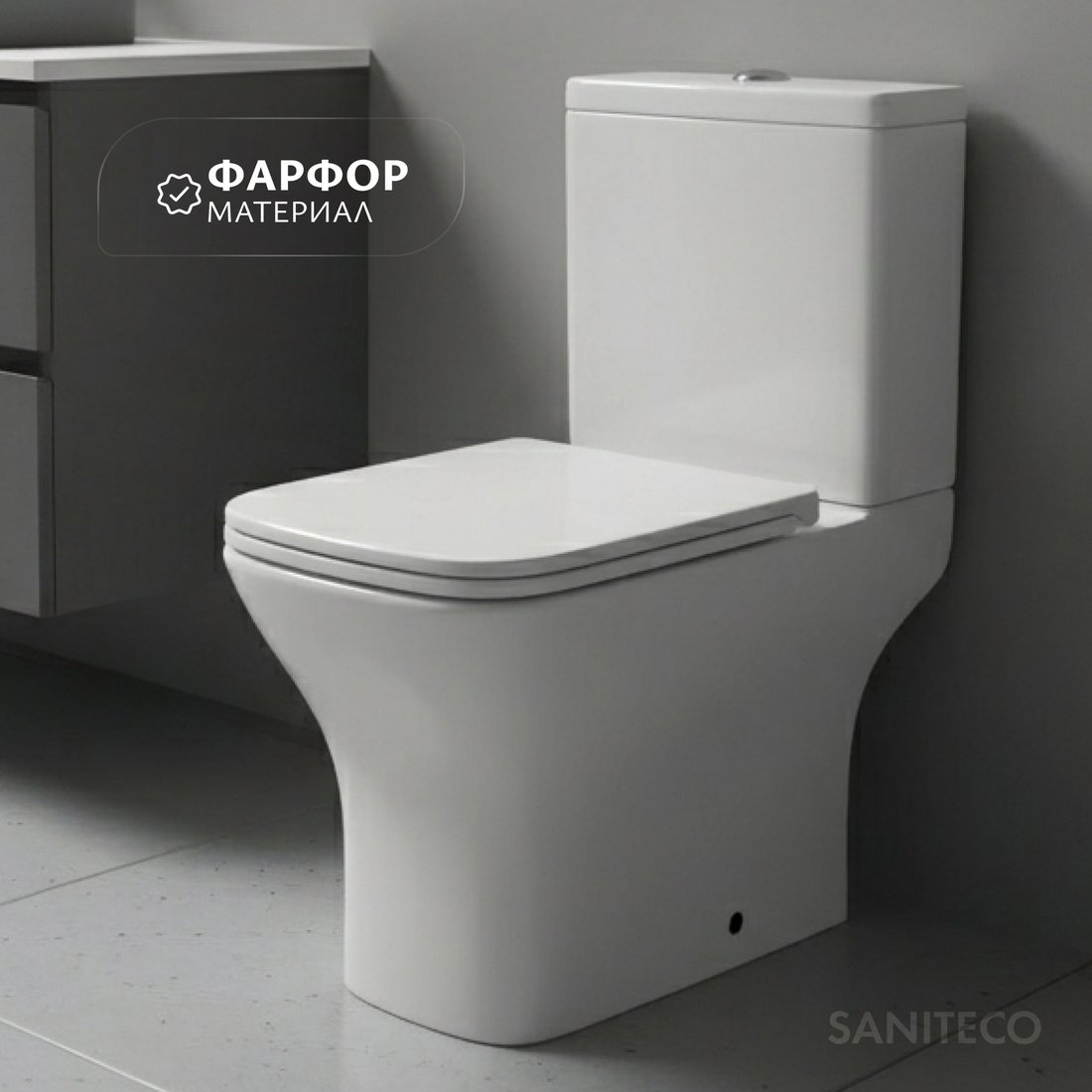 

Унитаз напольный Saniteco Tornado KW-79143 PRO