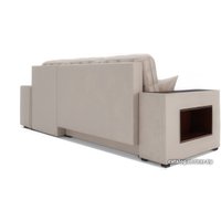 Угловой диван Мебель-АРС Мадрид правый (бархат бежевый Star Velvet 6 Beige)