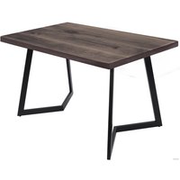 Кухонный стол Buro7 Уиллис 150 (классика, дуб мореный/черный)