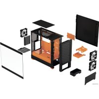 Корпус Fractal Design Pop Air RGB Orange Core TG Clear Tint FD-C-POR1A-05